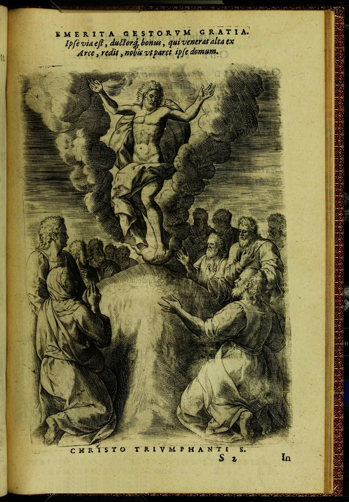 An illustration from Humanae salutis monumenta, 1583, leaf 147