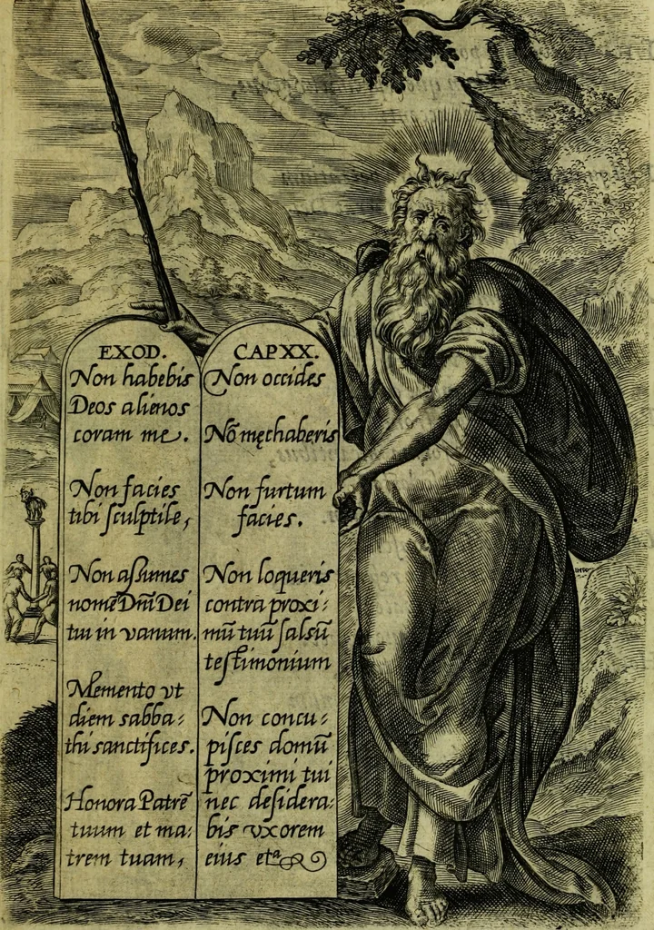 An illustration from Humanae salutis monumenta, 1583, leaf 17