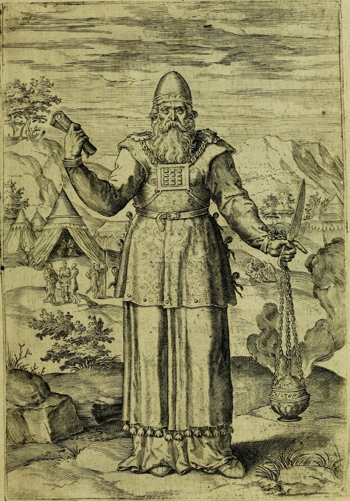 An illustration from Humanae salutis monumenta, 1583, leaf 53