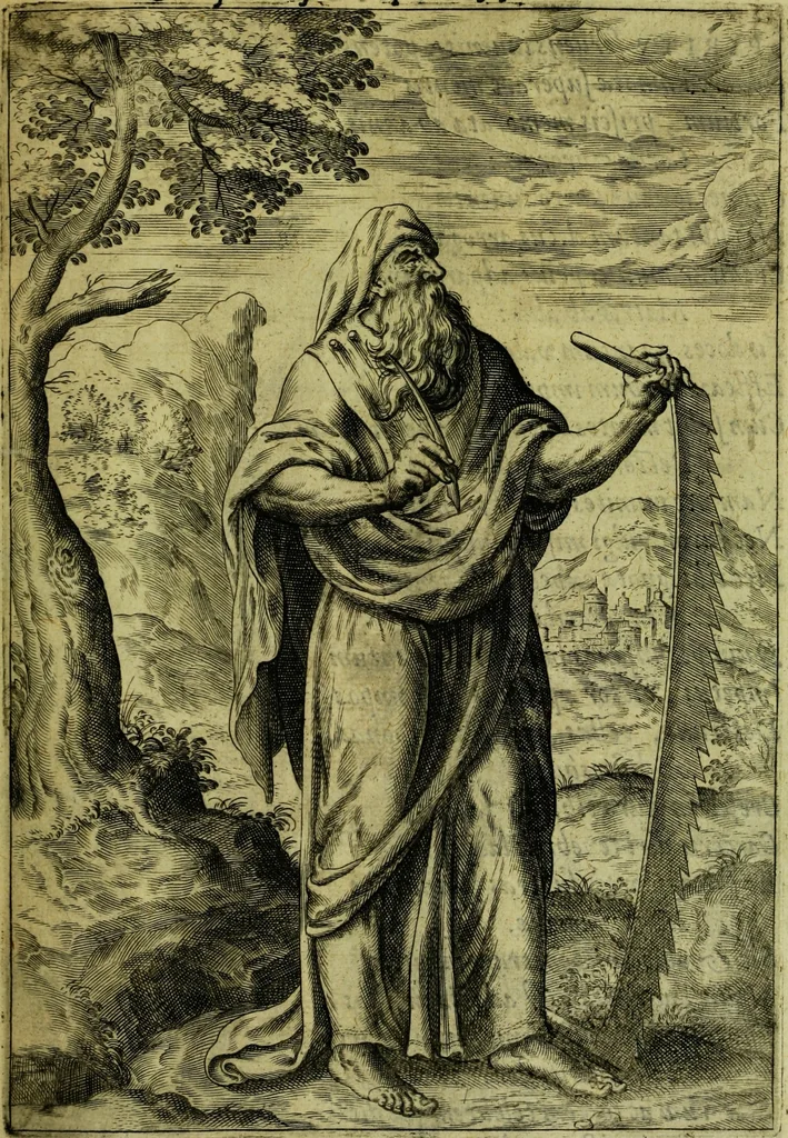 An illustration from Humanae salutis monumenta, 1583, leaf 65