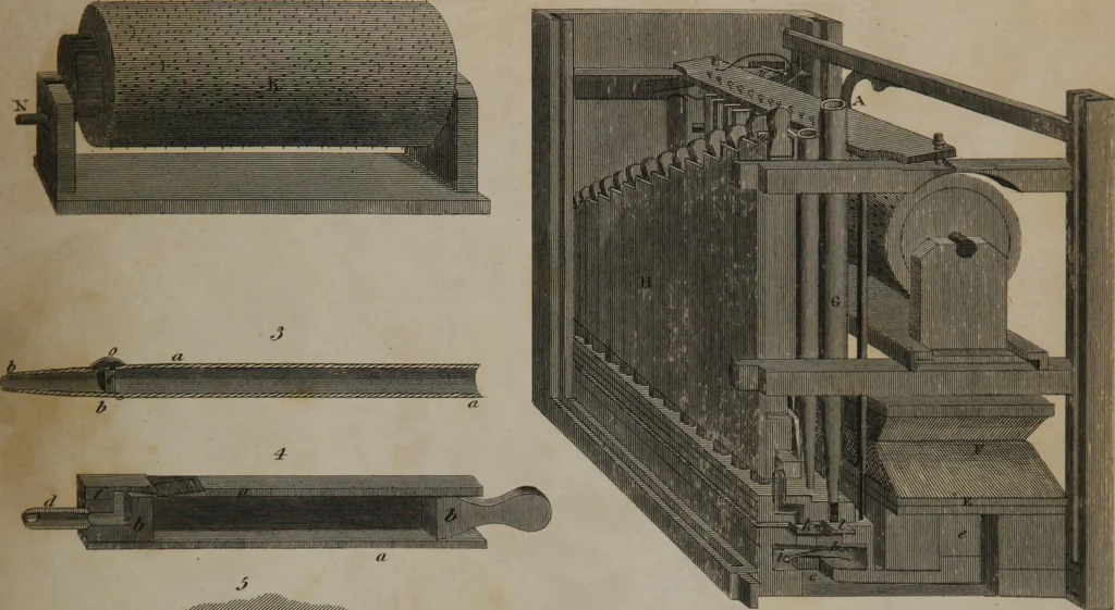 An illustration from A dictionary of arts and sciences (Volume 3), 1815, leaf 934