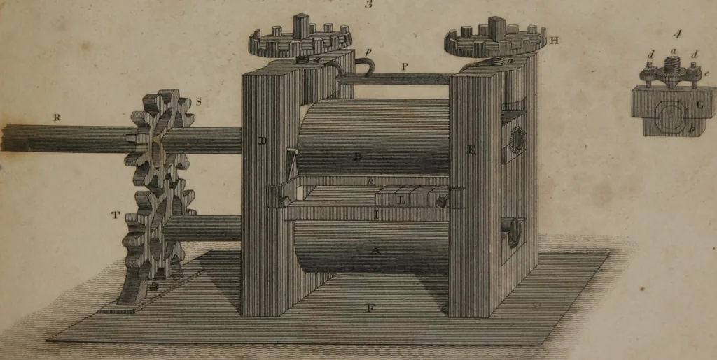 An illustration from A dictionary of arts and sciences (Volume 3), 1815, leaf 960