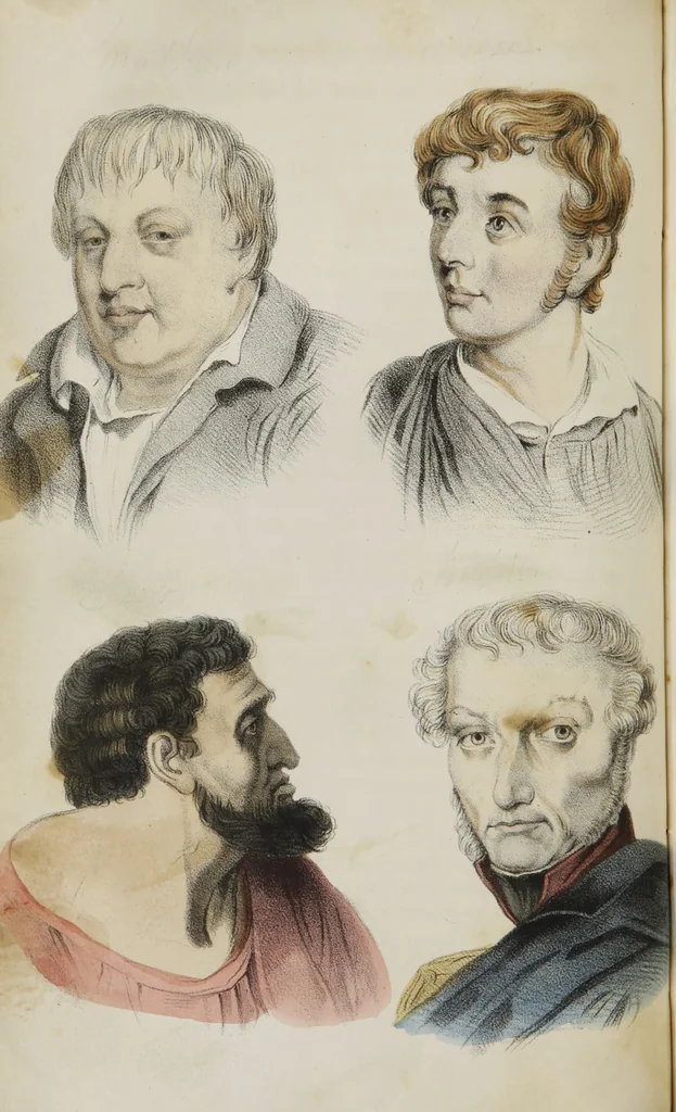 An illustration from Lectures on phrenology : including its application to the present and prospective condition of the United States, 1839, leaf 117