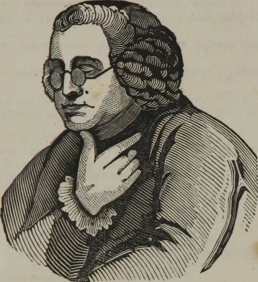 An illustration from Coombs's standard phrenology : exhibiting the exact phrenological admeasurements of above fifty distinguished and extraordinary personages, of both sexes : with skulls of the various nations of the world : embellished with above 50 engravings, and poetical descriptions of beauty, intellect, and physiognomy : with observations explanatory of the science, adapted to the character of [blank], 1841, leaf 82