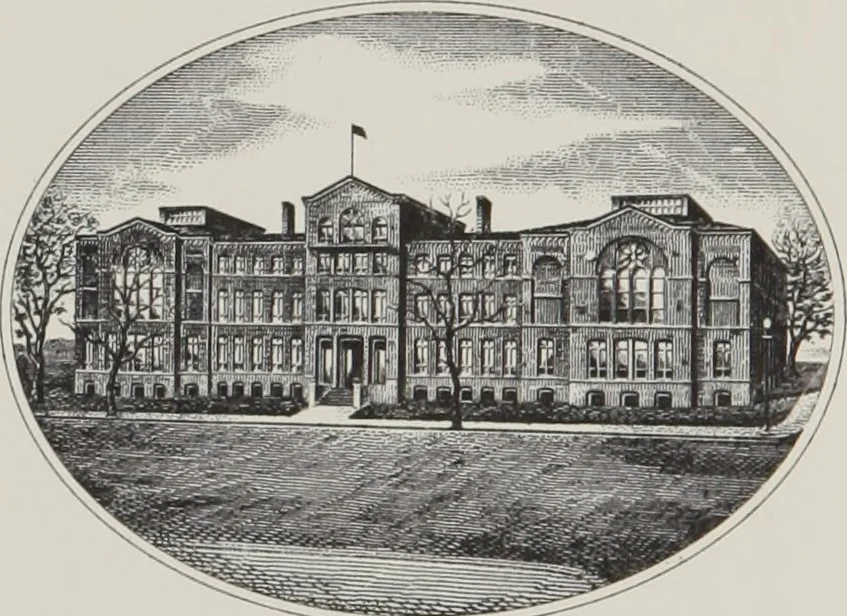 An illustration from Lectures on mental science according to the philosophy of phrenology : delivered before the Anthropological Society of the Western Liberal Institute of Marietta, Ohio, in the autumn of 1851, 1854, leaf 1