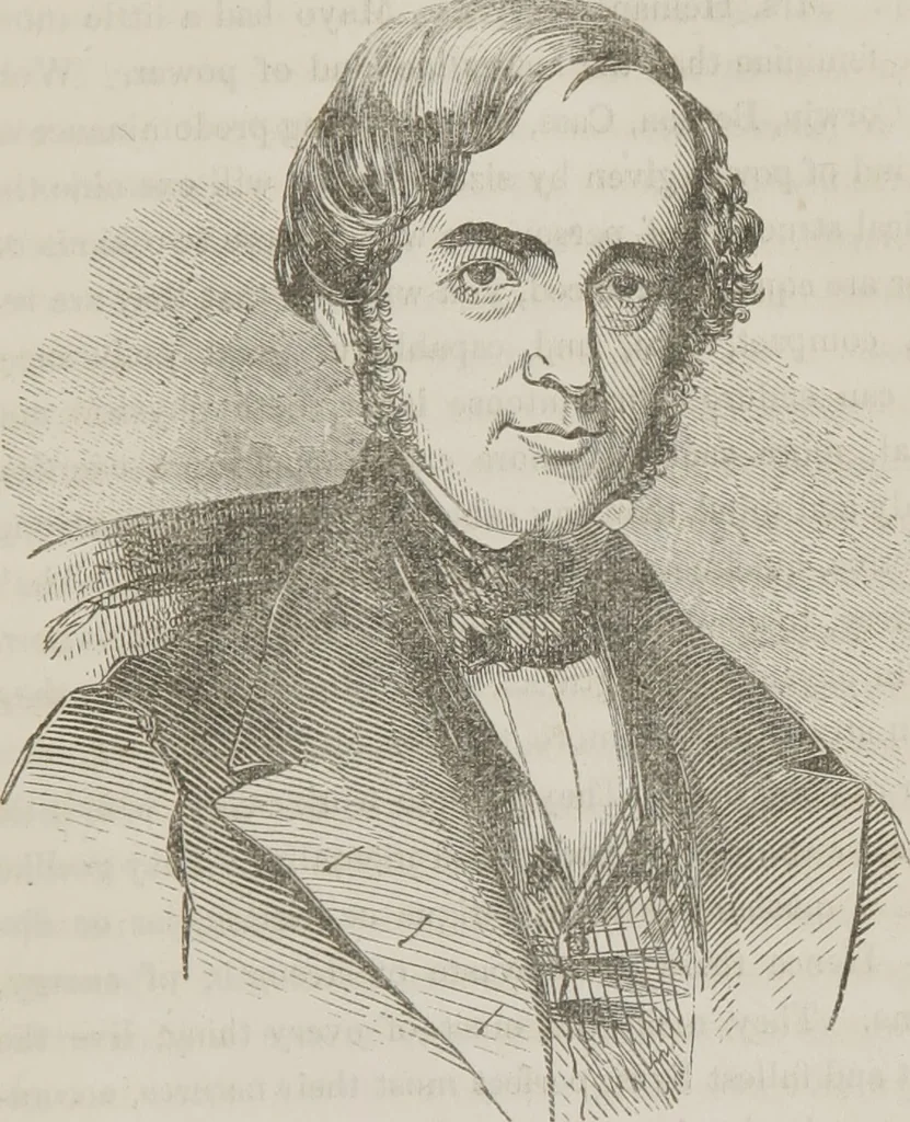 An illustration from Lectures on mental science according to the philosophy of phrenology : delivered before the Anthropological Society of the Western Liberal Institute of Marietta, Ohio, in the autumn of 1851, 1854, leaf 70