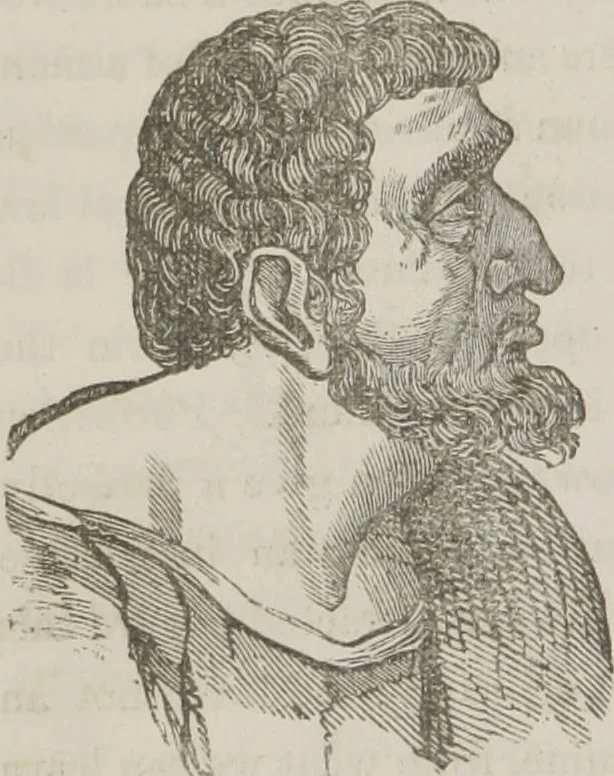 An illustration from Lectures on mental science according to the philosophy of phrenology : delivered before the Anthropological Society of the Western Liberal Institute of Marietta, Ohio, in the autumn of 1851, 1854, leaf 75