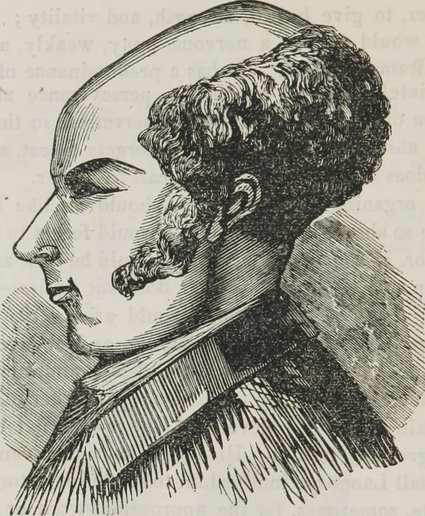 An illustration from Marriage, its history and ceremonies : with a phrenological and physiological exposition of the functions and qualifications for happy marriages, 1848, leaf 209