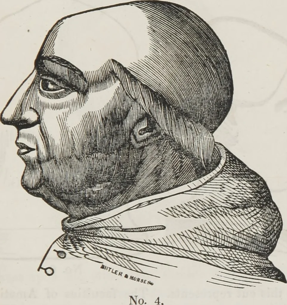 An illustration from Marriage, its history and ceremonies : with a phrenological and physiological exposition of the functions and qualifications for happy marriages, 1848, leaf 78