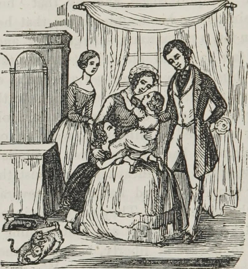 An illustration from Marriage, its history and ceremonies : with a phrenological and physiological exposition of the functions and qualifications for happy marriages, 1848, leaf 91