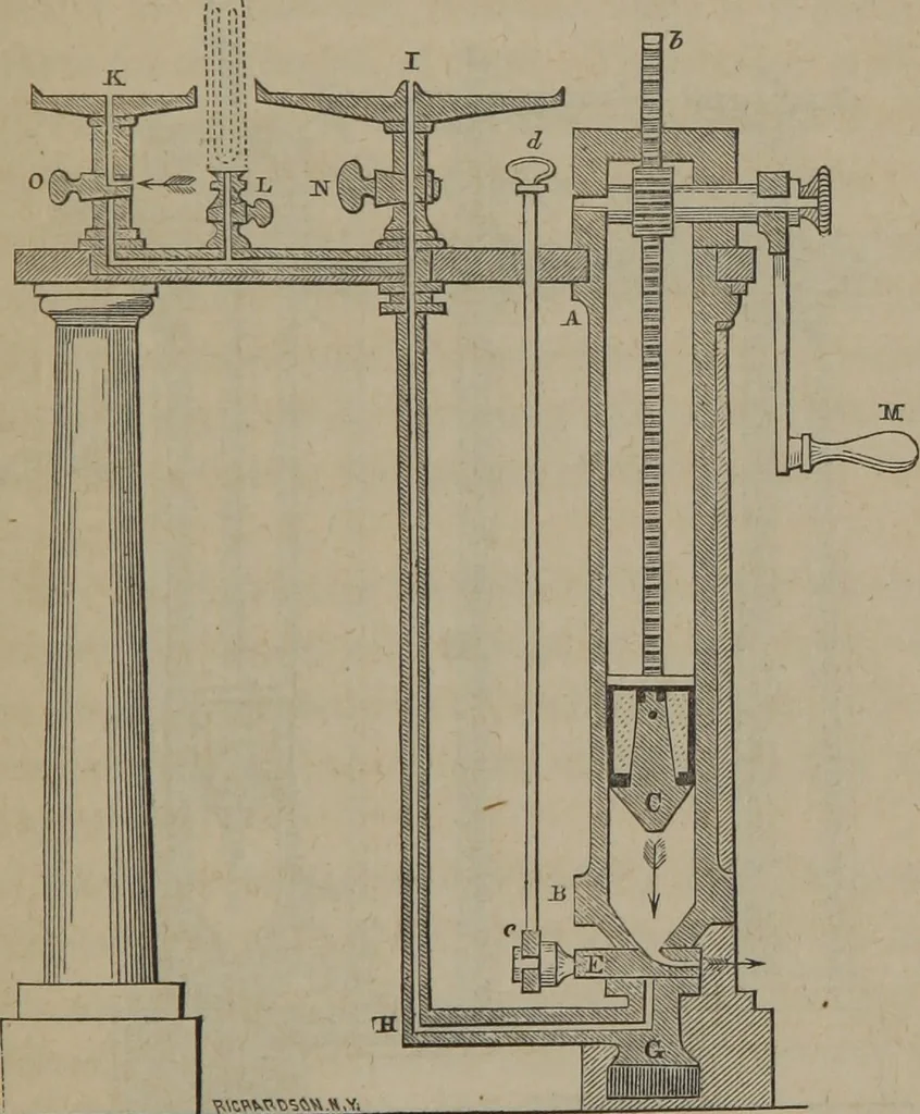 An illustration from Elements of natural philosophy (Volume 1), 1850, leaf 550