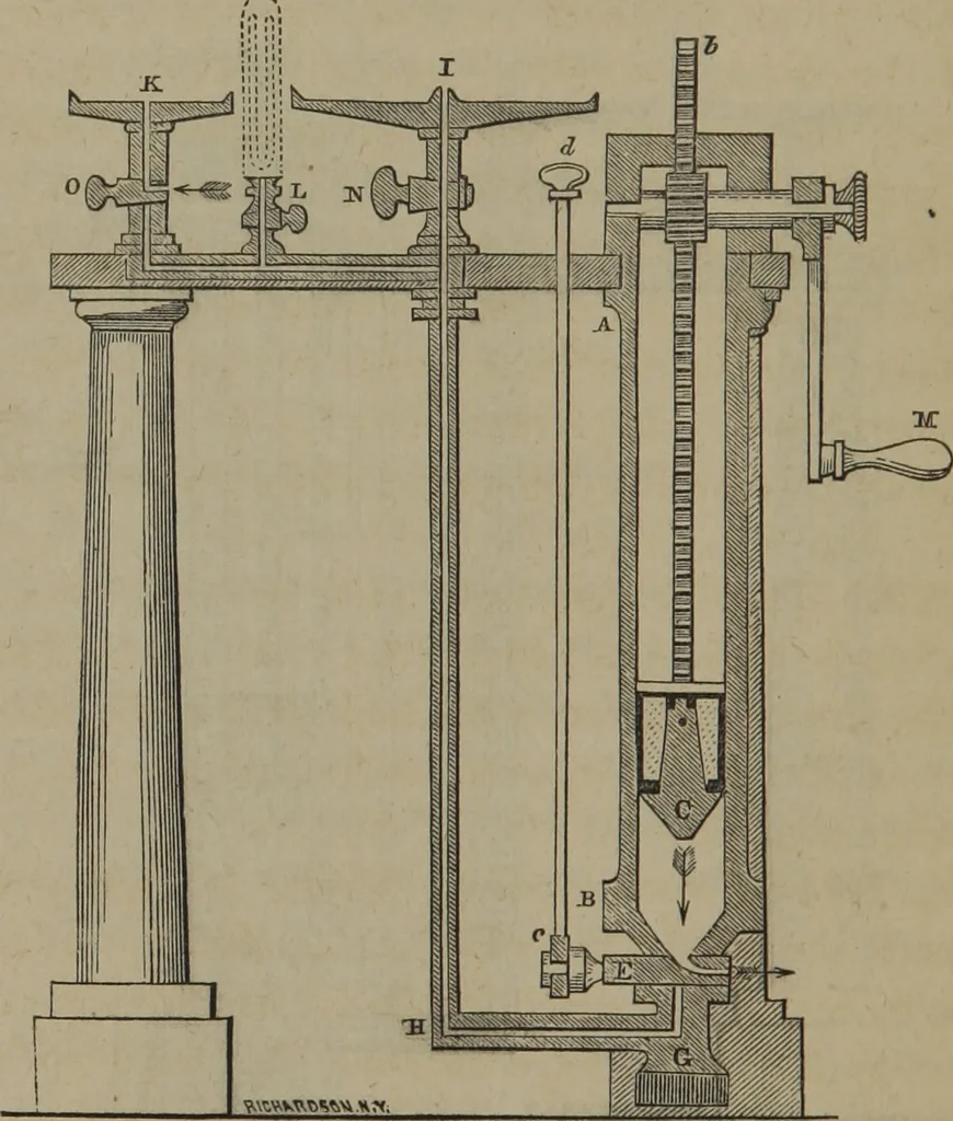 An illustration from Elements of natural philosophy (Volume 1), 1850, leaf 551
