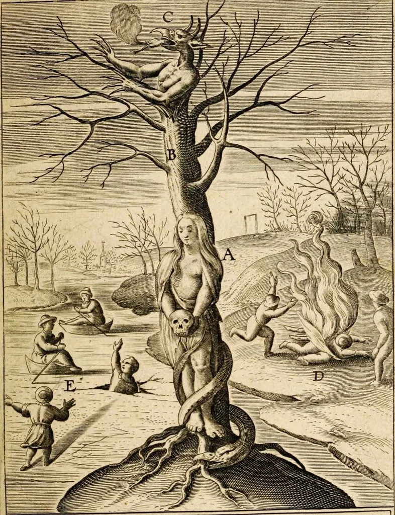 An illustration from Veridicus Christianus, 1606, leaf 137
