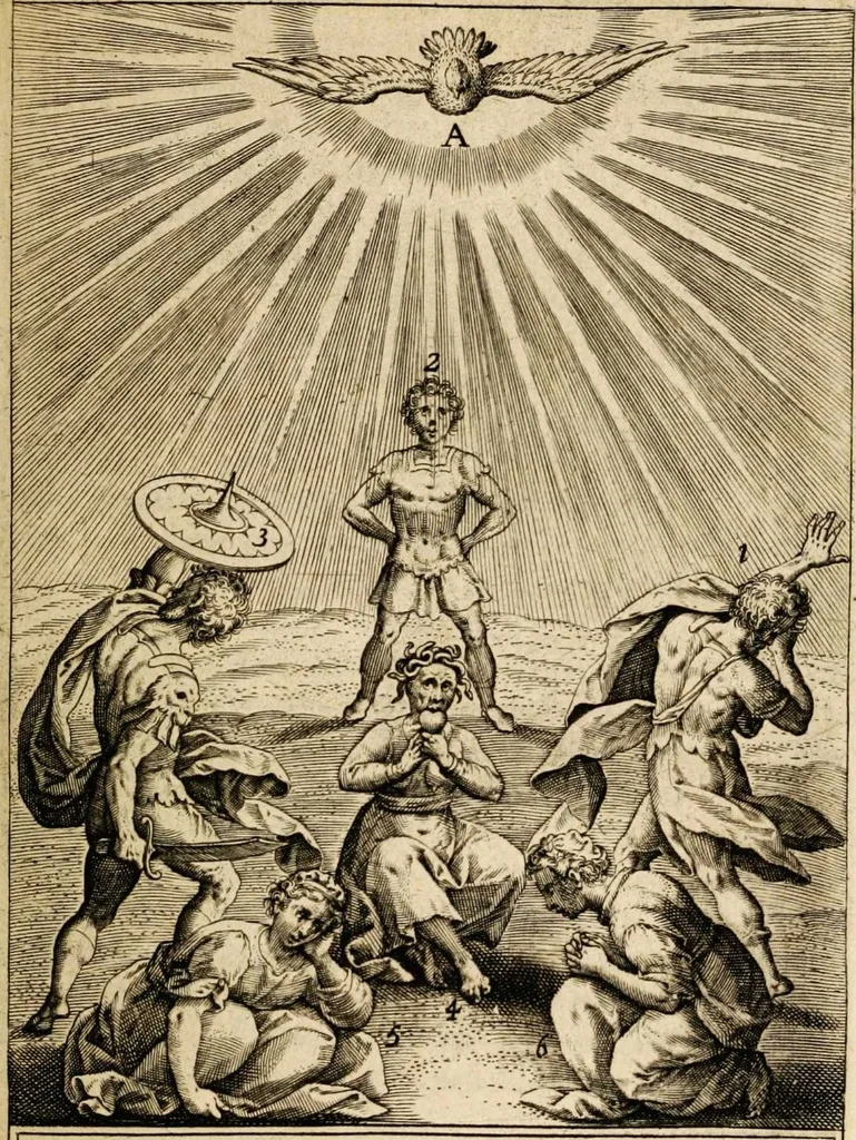 An illustration from Veridicus Christianus, 1606, leaf 153