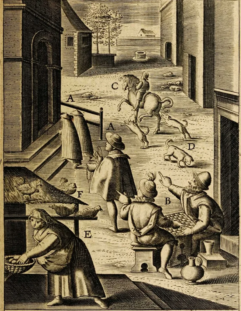 An illustration from Veridicus Christianus, 1606, leaf 199