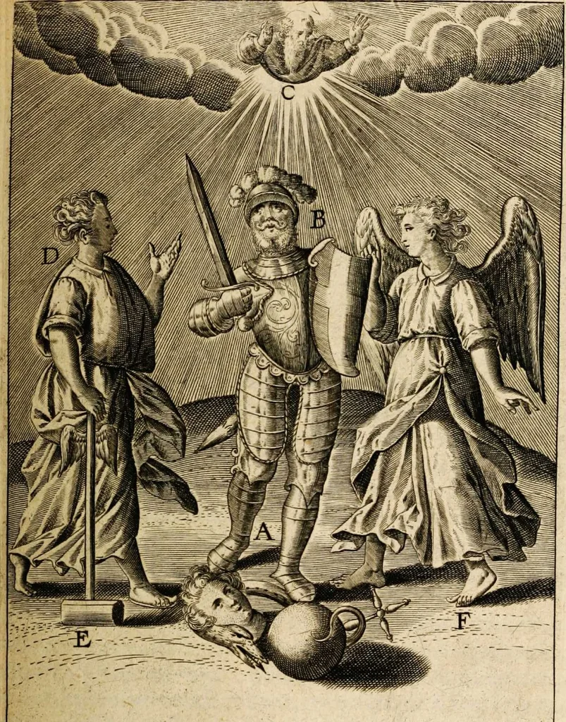 An illustration from Veridicus Christianus, 1606, leaf 215