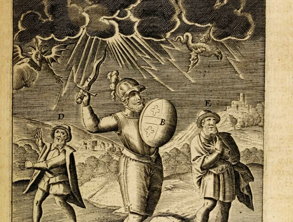 An illustration from Veridicus Christianus, 1606, leaf 231