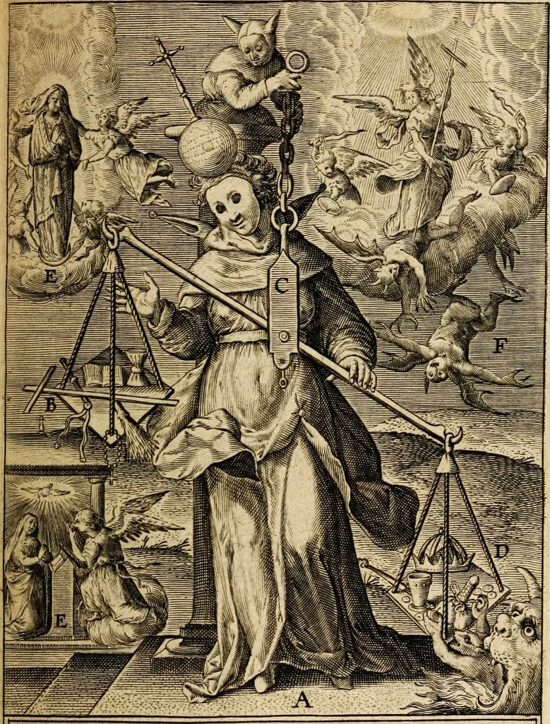 An illustration from Veridicus Christianus, 1606, leaf 257
