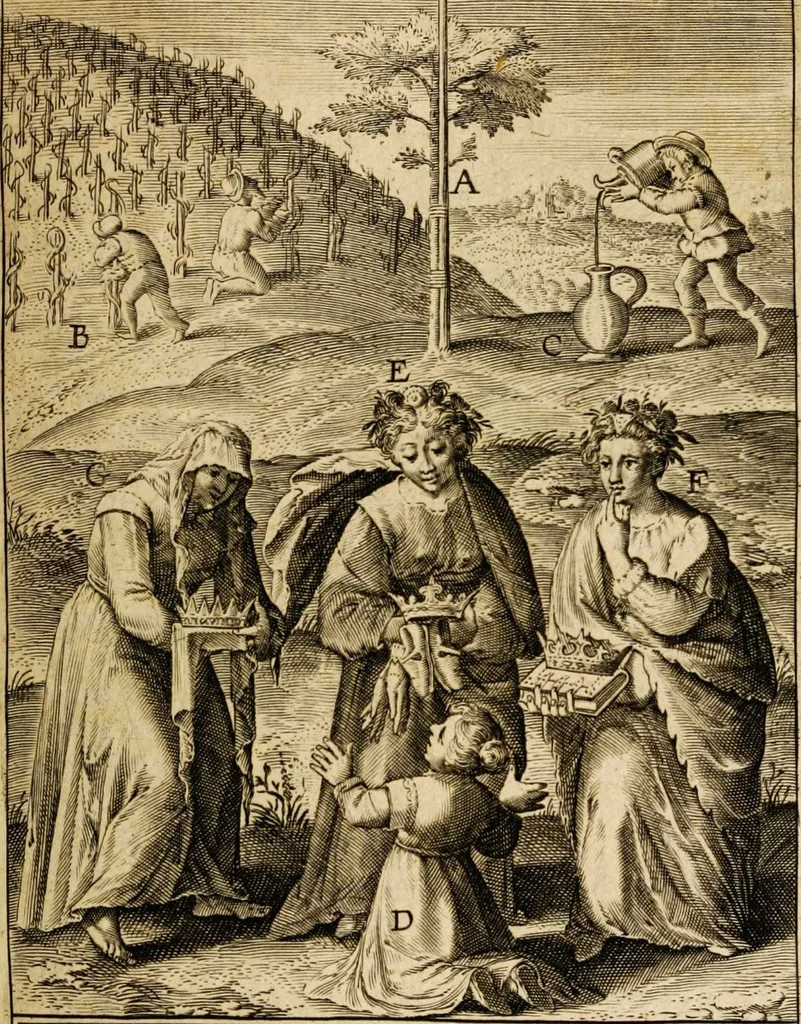 An illustration from Veridicus Christianus, 1606, leaf 263