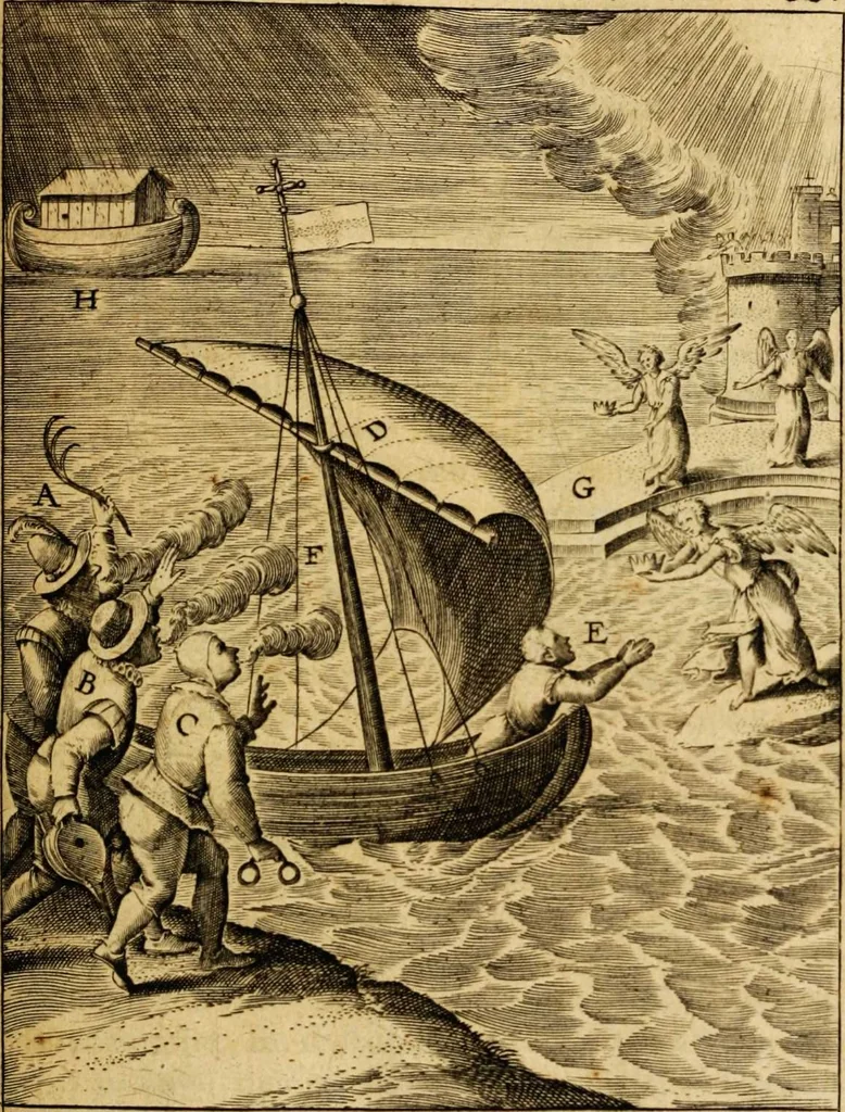 An illustration from Veridicus Christianus, 1606, leaf 331