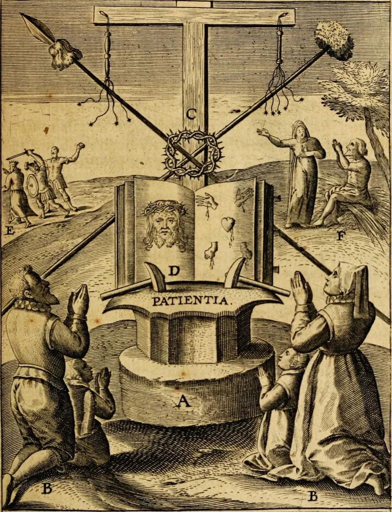 An illustration from Veridicus Christianus, 1606, leaf 343