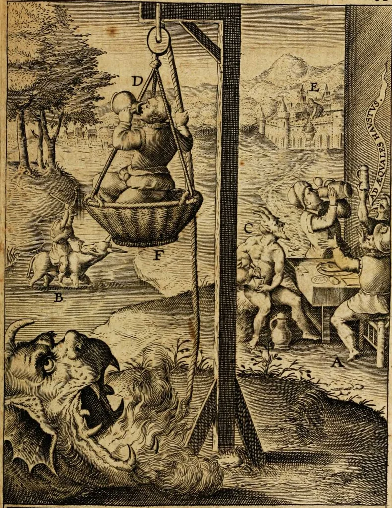 An illustration from Veridicus Christianus, 1606, leaf 367