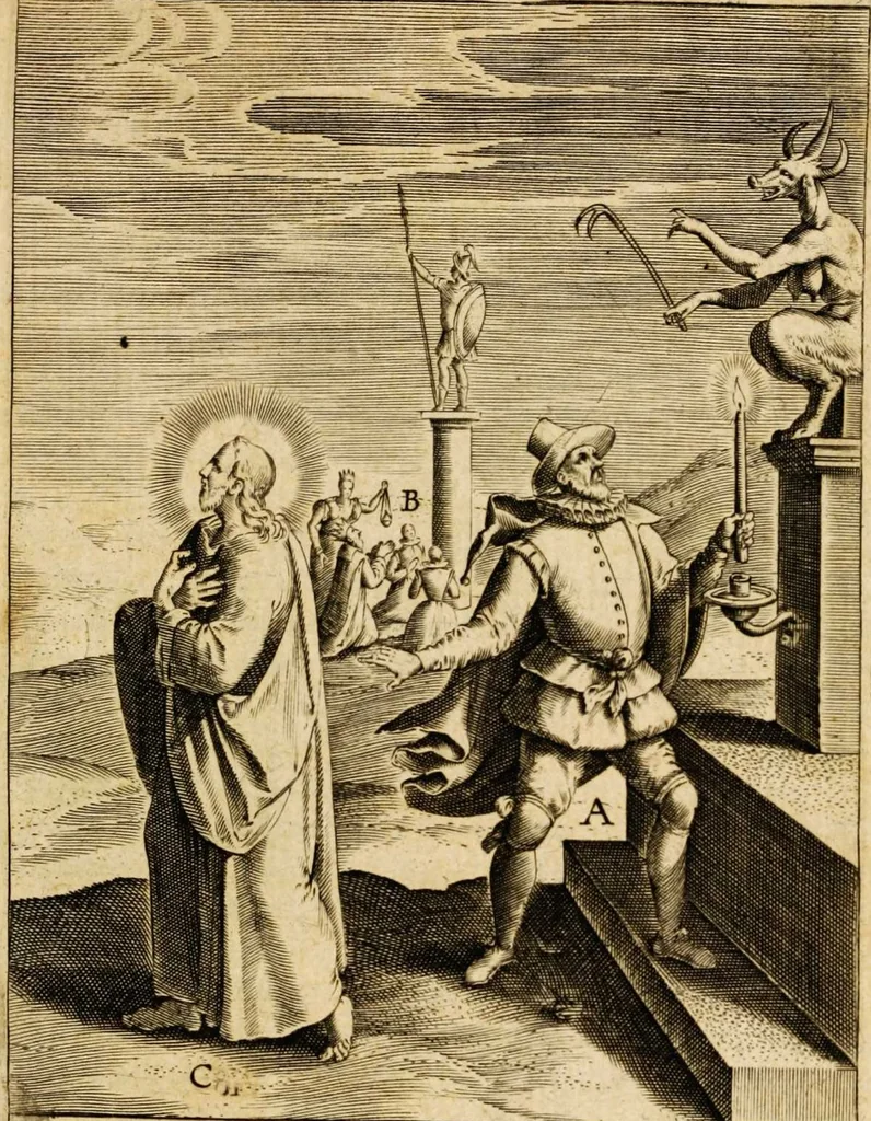 An illustration from Veridicus Christianus, 1606, leaf 39