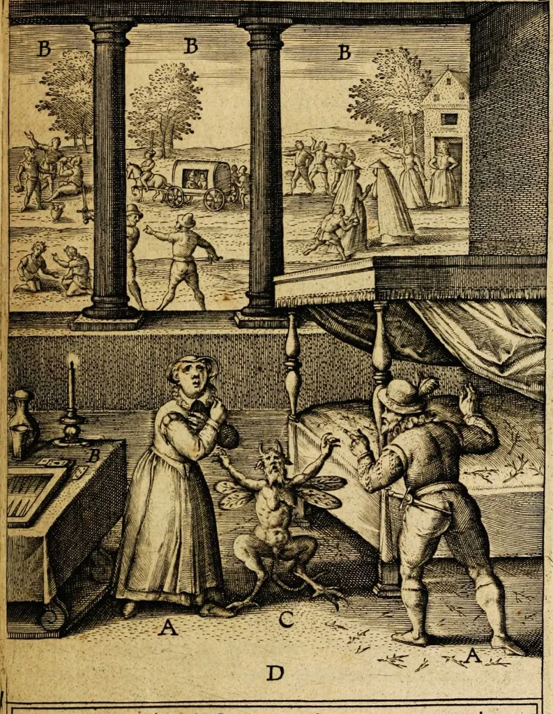 An illustration from Veridicus Christianus, 1606, leaf 427