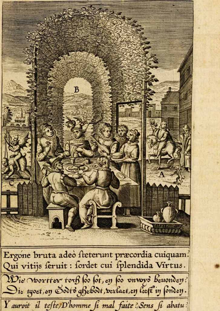 An illustration from Veridicus Christianus, 1606, leaf 45