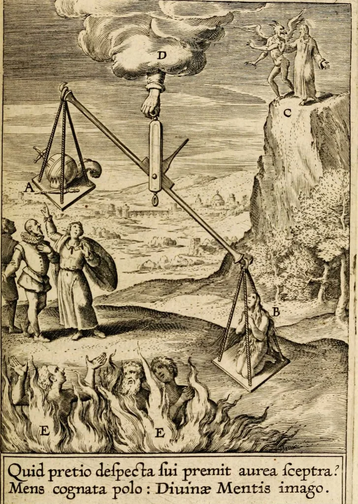 An illustration from Veridicus Christianus, 1606, leaf 479