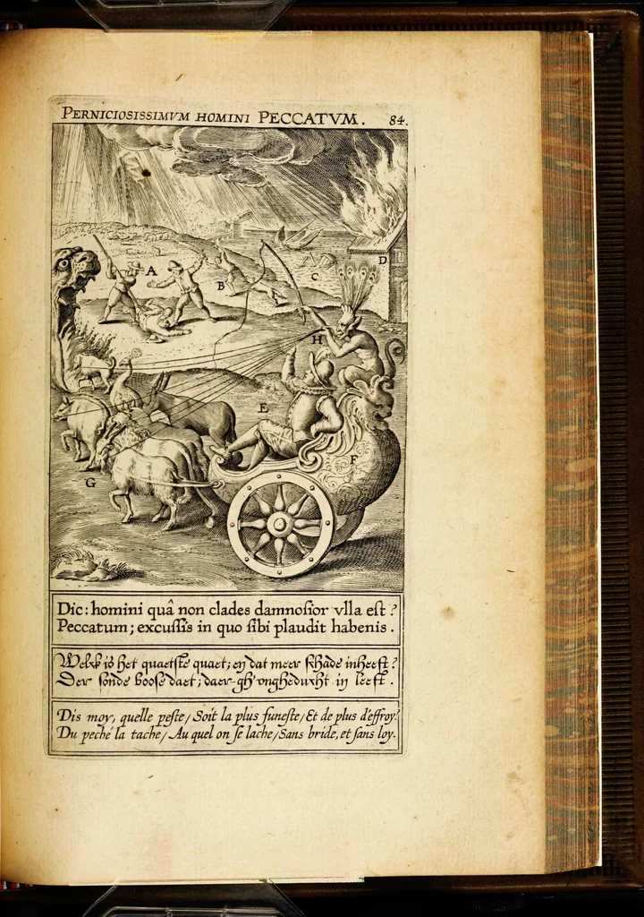 An illustration from Veridicus Christianus, 1606, leaf 485