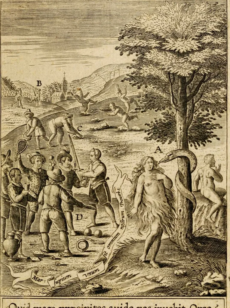 An illustration from Veridicus Christianus, 1606, leaf 49