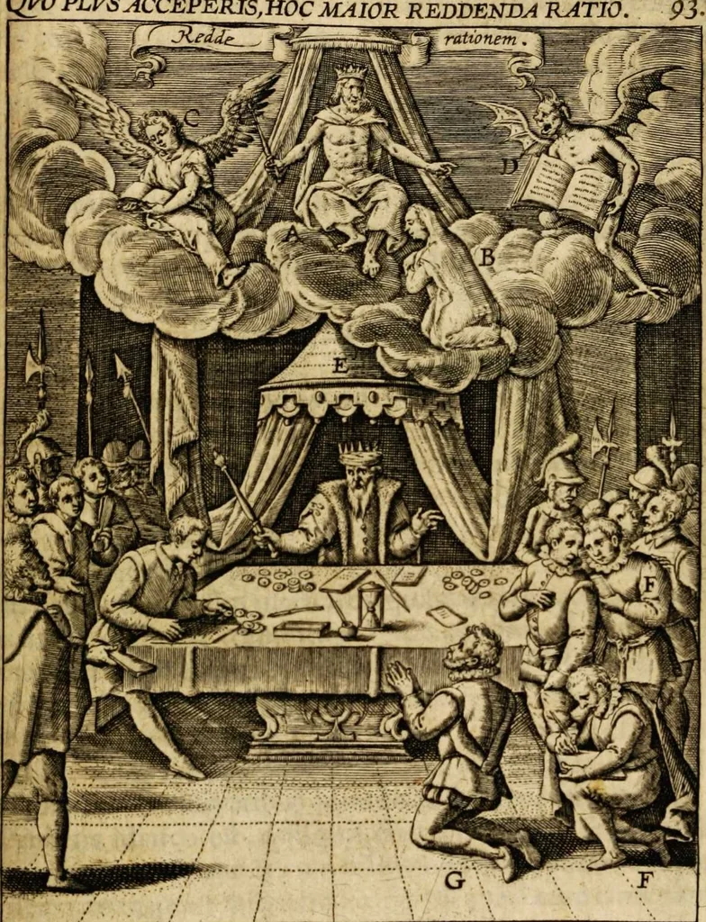 An illustration from Veridicus Christianus, 1606, leaf 527