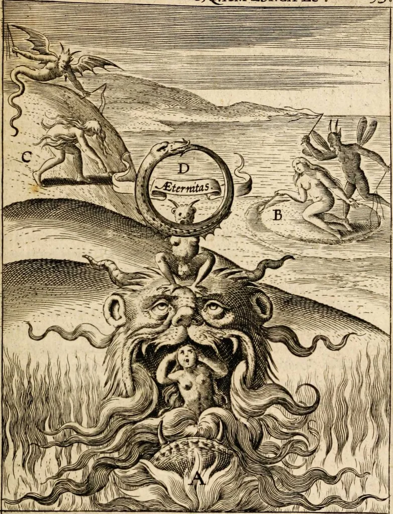 An illustration from Veridicus Christianus, 1606, leaf 537