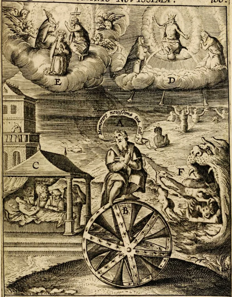An illustration from Veridicus Christianus, 1606, leaf 565
