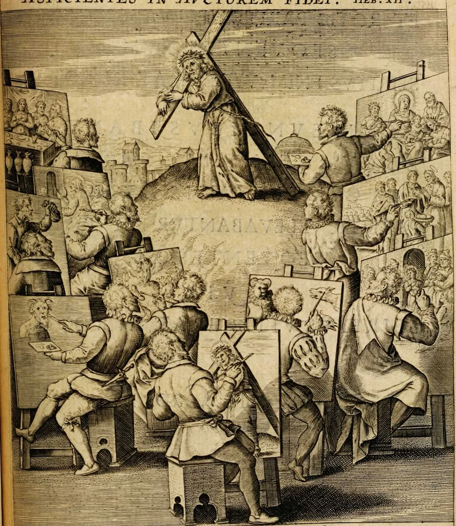An illustration from Veridicus Christianus, 1606, leaf 575
