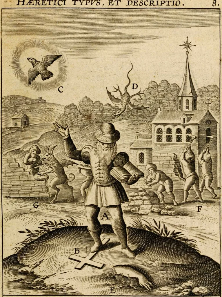 An illustration from Veridicus Christianus, 1606, leaf 65
