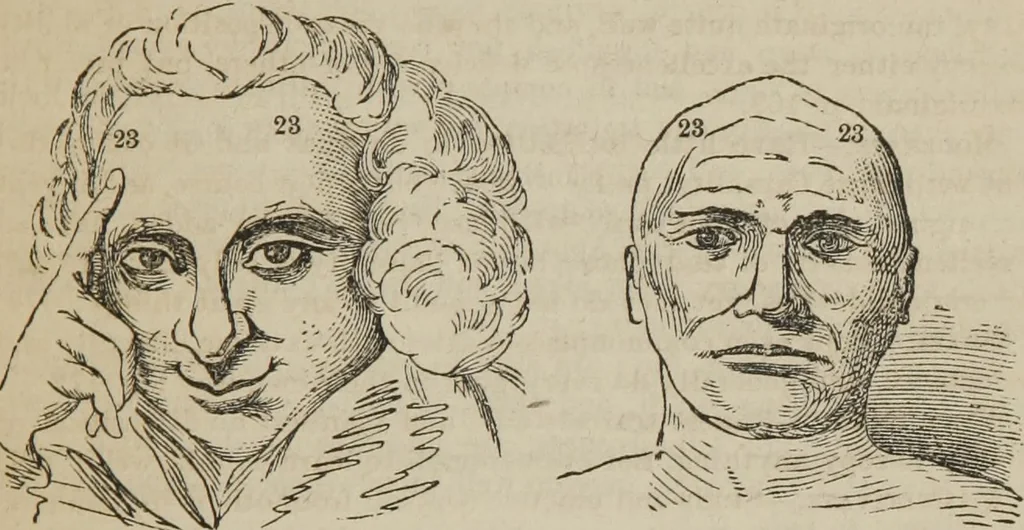 An illustration from The illustrated self-instructor in phrenology and physiology : with over one hundred engravings : together with the chart and character of ... as marked by ..., 1859, leaf 140