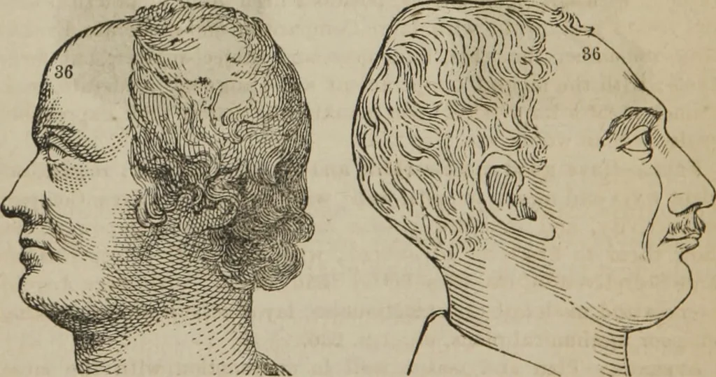 An illustration from The illustrated self-instructor in phrenology and physiology : with over one hundred engravings : together with the chart and character of ... as marked by ..., 1859, leaf 163