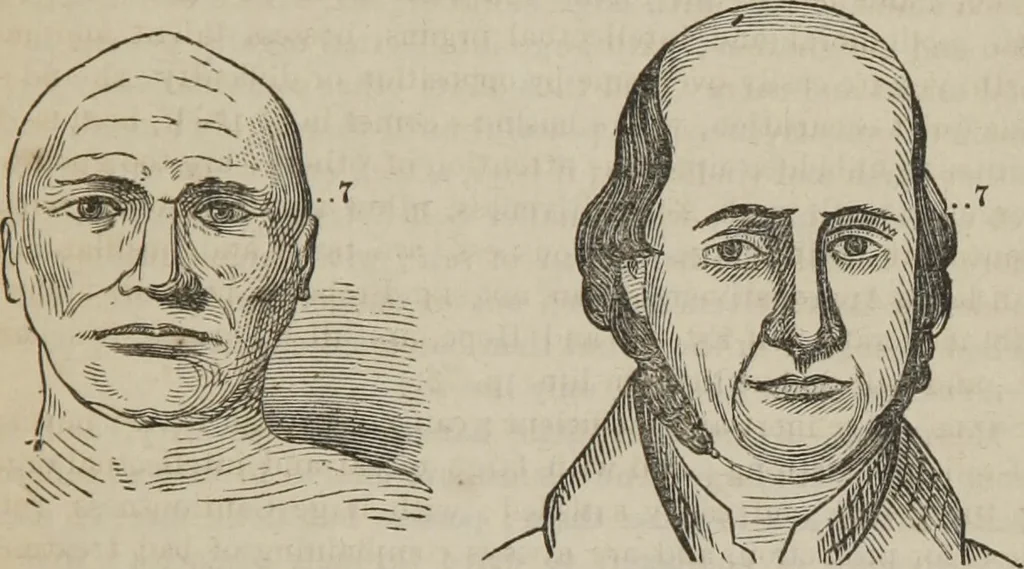 An illustration from The illustrated self-instructor in phrenology and physiology : with over one hundred engravings : together with the chart and character of ... as marked by ..., 1859, leaf 98