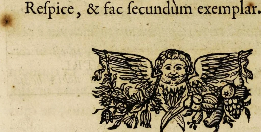 An illustration from Sacrum oratorium piarum imaginum immaculatae Mariae et animae creatae ac baptismo, poenitentia, et eucharistia innouatae [electronic resource]: ars noua bene viuendi et moriendi, sacris piarum imaginum emblematis figurata & illustrata, 1634, leaf 62