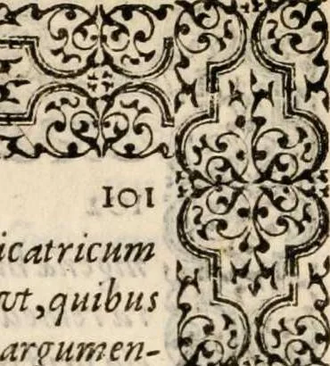 An illustration from Hadriani Iunii medici Emblemata, ad D. Arnoldum Cobelium [electronic resource]: eiusdem Aenigmatum libellus, ad D. Arnoldum Rosenbergum, 1565, leaf 107