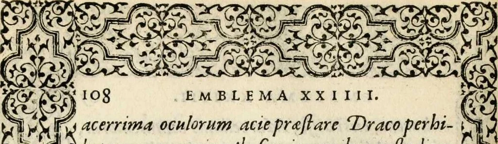 An illustration from Hadriani Iunii medici Emblemata, ad D. Arnoldum Cobelium [electronic resource]: eiusdem Aenigmatum libellus, ad D. Arnoldum Rosenbergum, 1565, leaf 114