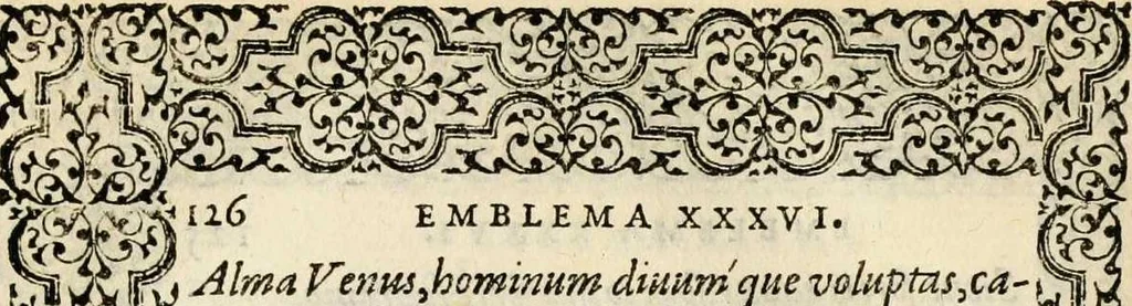 An illustration from Hadriani Iunii medici Emblemata, ad D. Arnoldum Cobelium [electronic resource]: eiusdem Aenigmatum libellus, ad D. Arnoldum Rosenbergum, 1565, leaf 132
