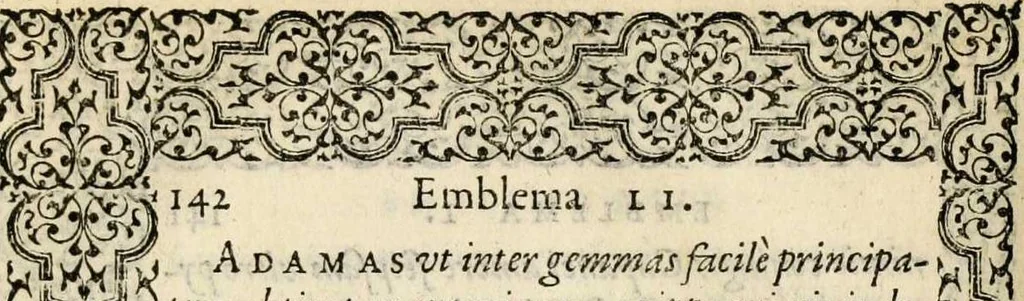 An illustration from Hadriani Iunii medici Emblemata, ad D. Arnoldum Cobelium [electronic resource]: eiusdem Aenigmatum libellus, ad D. Arnoldum Rosenbergum, 1565, leaf 148
