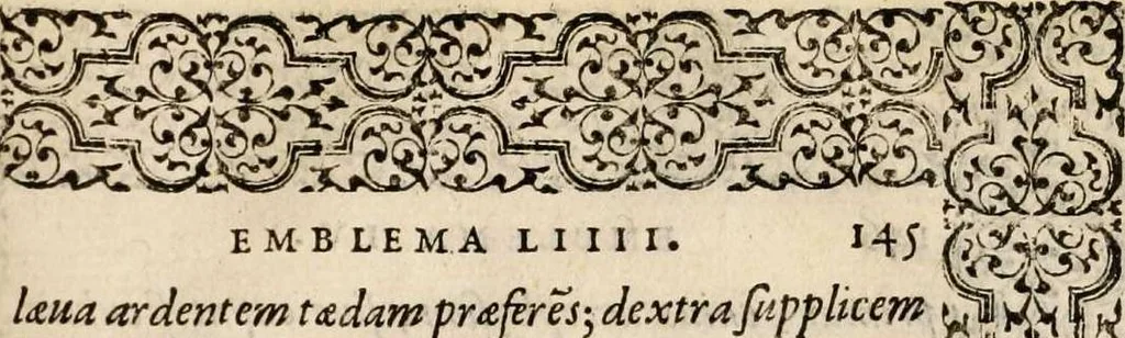 An illustration from Hadriani Iunii medici Emblemata, ad D. Arnoldum Cobelium [electronic resource]: eiusdem Aenigmatum libellus, ad D. Arnoldum Rosenbergum, 1565, leaf 151
