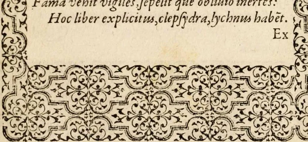 An illustration from Hadriani Iunii medici Emblemata, ad D. Arnoldum Cobelium [electronic resource]: eiusdem Aenigmatum libellus, ad D. Arnoldum Rosenbergum, 1565, leaf 17