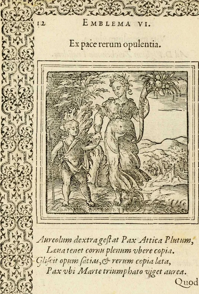 An illustration from Hadriani Iunii medici Emblemata, ad D. Arnoldum Cobelium [electronic resource]: eiusdem Aenigmatum libellus, ad D. Arnoldum Rosenbergum, 1565, leaf 18