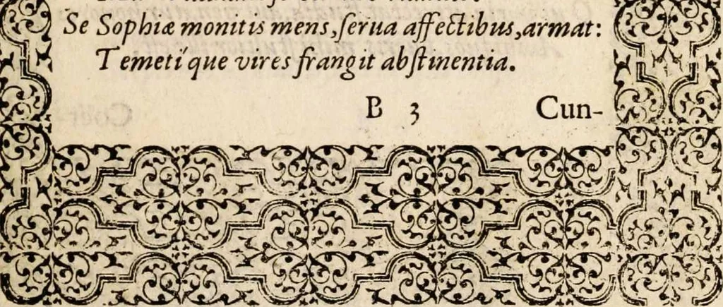 An illustration from Hadriani Iunii medici Emblemata, ad D. Arnoldum Cobelium [electronic resource]: eiusdem Aenigmatum libellus, ad D. Arnoldum Rosenbergum, 1565, leaf 27