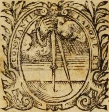 An illustration from Hadriani Iunii medici Emblemata, ad D. Arnoldum Cobelium [electronic resource]: eiusdem Aenigmatum libellus, ad D. Arnoldum Rosenbergum, 1565, leaf 7